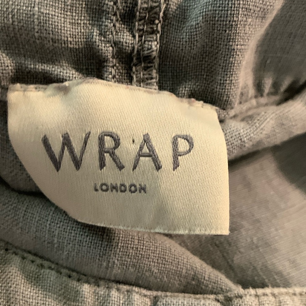Wrap London Linen Dress Size 18 - Picture 4 of 6